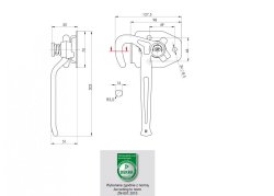 SPP Winkelhebelverschluss ZB-12R, rechts