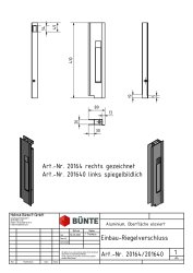 Einfass-Bordwandverschluss, rechts, 410 mm hoch