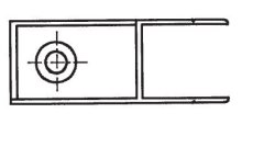 Einfass-Bordwandverschluss, links, 400 mm hoch