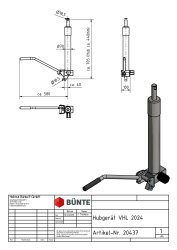 Hubger&auml;t VHL 2034-444, 444 mm Hub