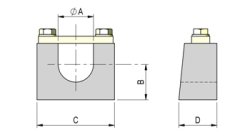 CHAPEL Lagerschale 125.S, z. Anschwei&szlig;en, &Oslash;...