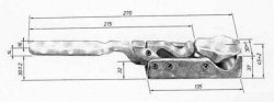 FBS Kipperverschluss, 270 mm, links verkr&ouml;pft