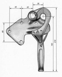 FBS Pendelverschluss, links, 210 mm