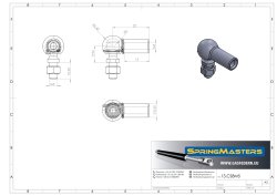 Winkelgelenk M5, M5 x 10,2 mm