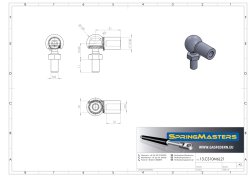 Winkelgelenk M6, M6 x 11 mm