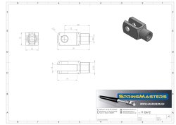 Gabelkopf m. ES-Bolzen M6, 12 x 31 mm