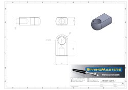 Auge flach M8, &Oslash; 10,2 mm, wirksame L&auml;nge 20 mm