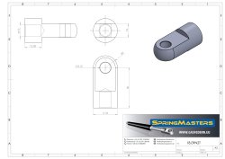 Auge m. Bund M10, Ø 8,2 mm, wirksame Länge 30 mm