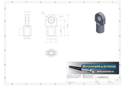 Auge m. Bund M8, Ø 8,2 mm, wirksame Länge 22 mm